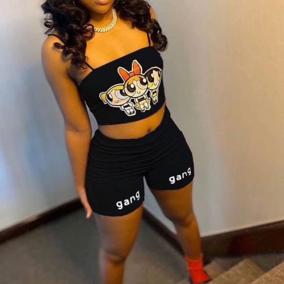 90’s Cartoon biker shorts sets - Picture 2 of 6